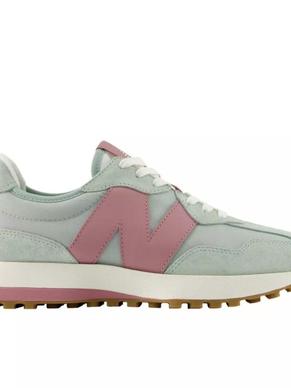 New Balance Mint Green and Rose Pink Women's Retro Runner